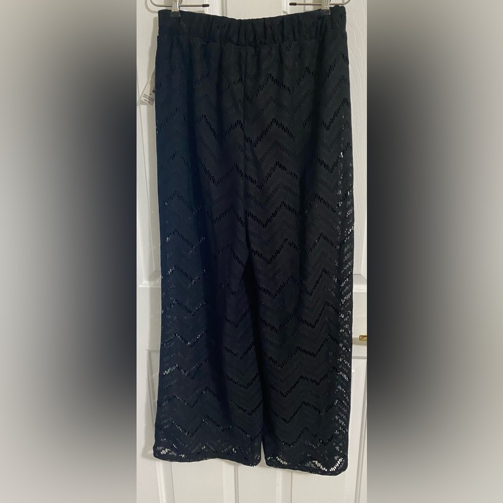 NOW AND HERE.. WOMENS Elegant Black Lace Pants
